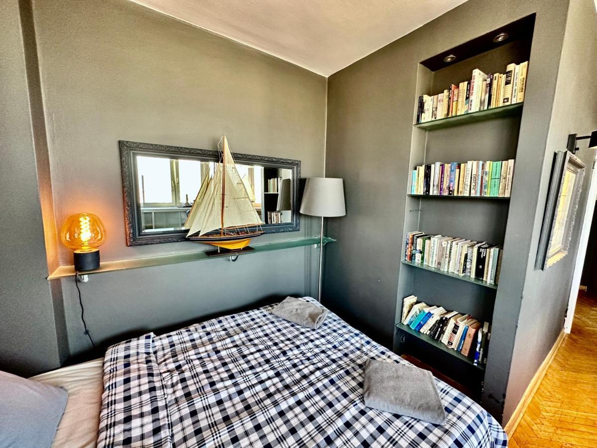 Super Apartament Grey Centrum 2X Metro Fast Wifi 300 Mbs Netflix Appletv Smarttv Spotify Panorama Miasta Warsawa Bagian luar foto