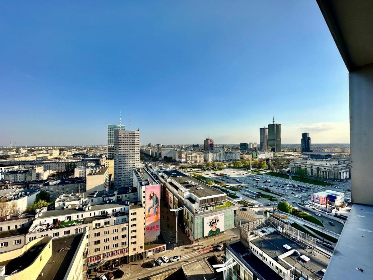 Super Apartament Grey Centrum 2X Metro Fast Wifi 300 Mbs Netflix Appletv Smarttv Spotify Panorama Miasta Warsawa Bagian luar foto