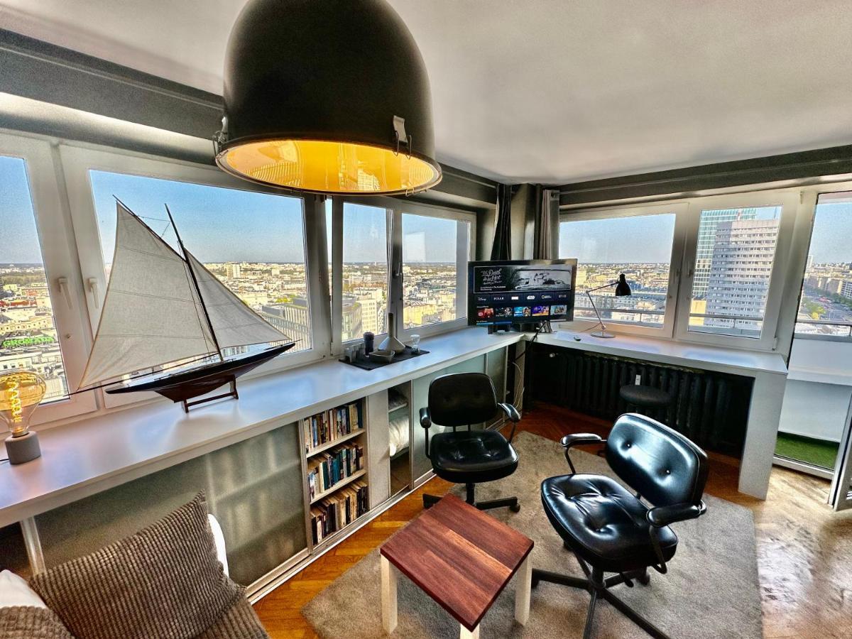 Super Apartament Grey Centrum 2X Metro Fast Wifi 300 Mbs Netflix Appletv Smarttv Spotify Panorama Miasta Warsawa Bagian luar foto