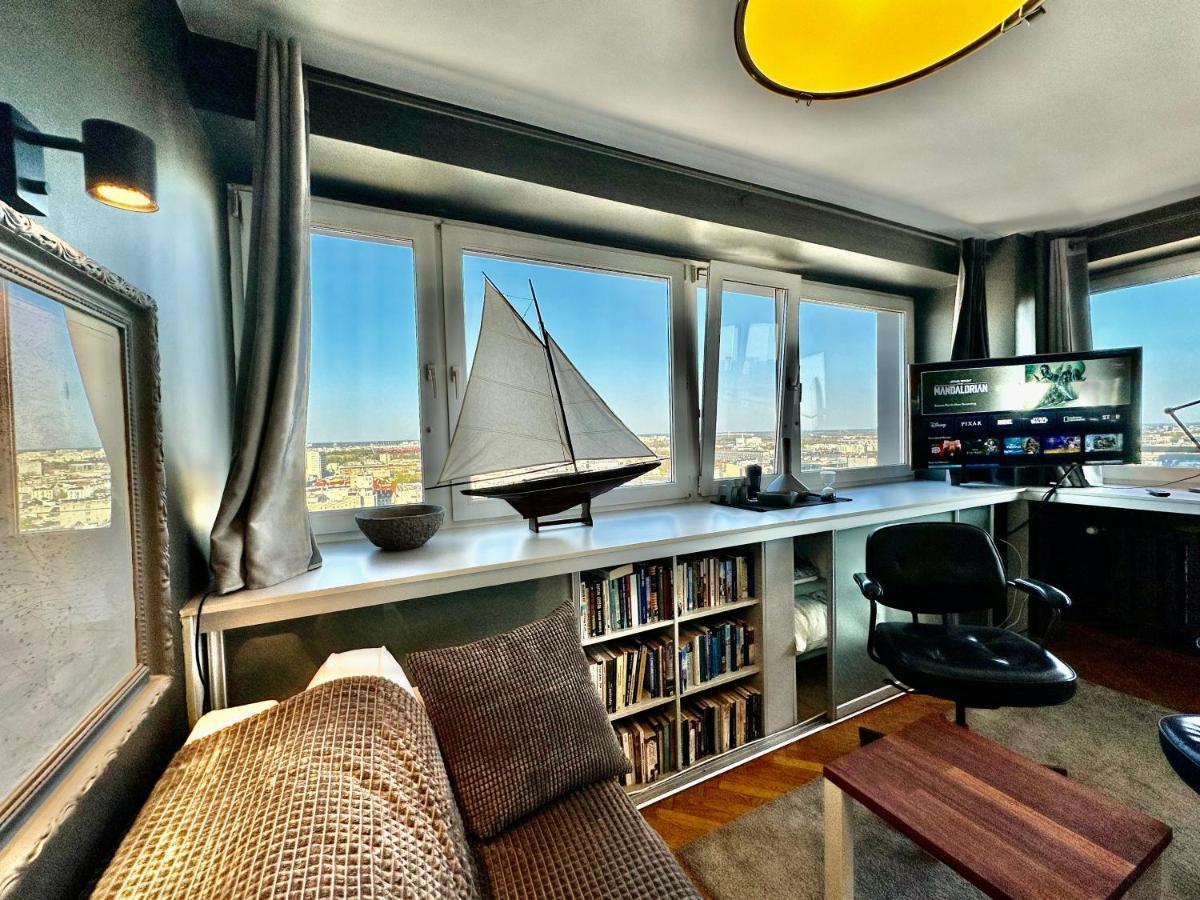 Super Apartament Grey Centrum 2X Metro Fast Wifi 300 Mbs Netflix Appletv Smarttv Spotify Panorama Miasta Warsawa Bagian luar foto
