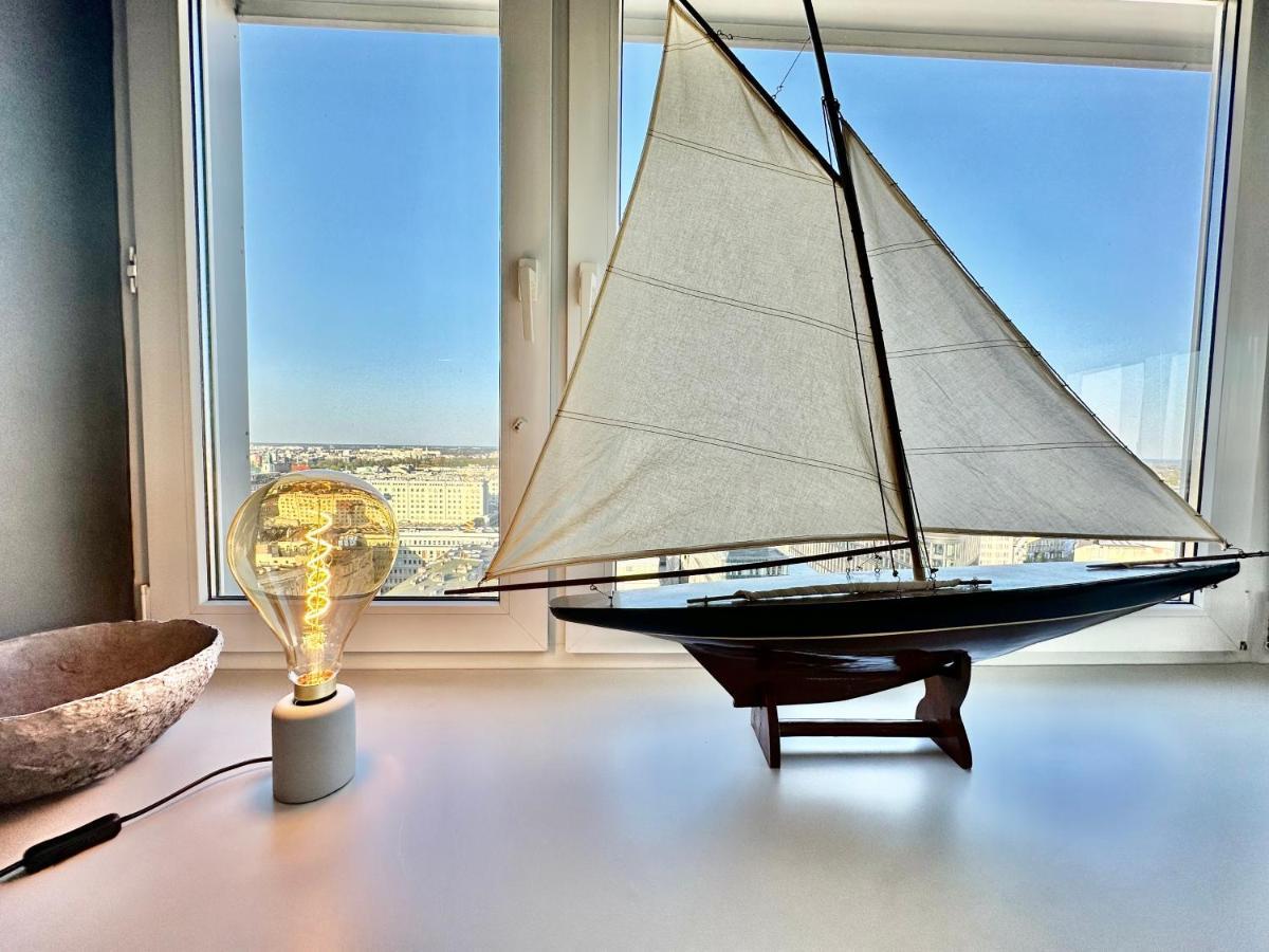 Super Apartament Grey Centrum 2X Metro Fast Wifi 300 Mbs Netflix Appletv Smarttv Spotify Panorama Miasta Warsawa Bagian luar foto