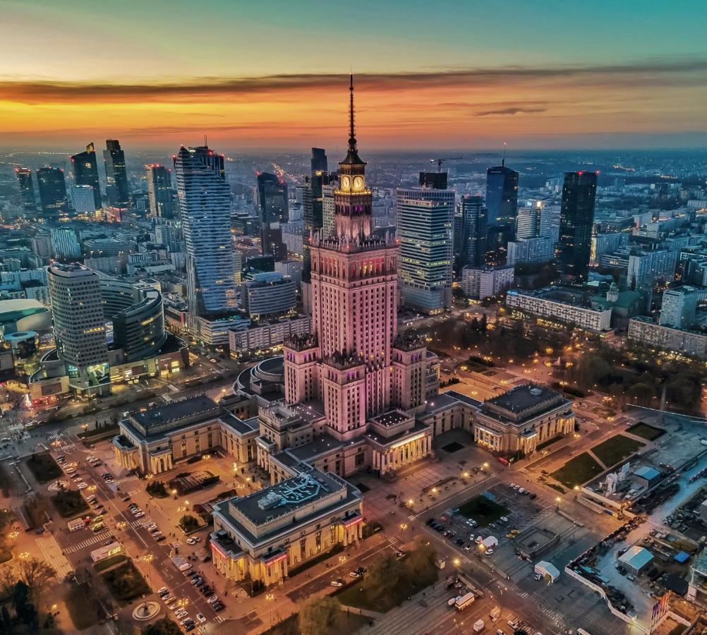 Super Apartament Grey Centrum 2X Metro Fast Wifi 300 Mbs Netflix Appletv Smarttv Spotify Panorama Miasta Warsawa Bagian luar foto