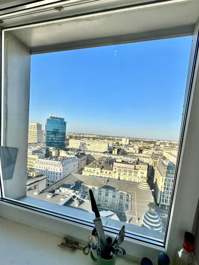 Super Apartament Grey Centrum 2X Metro Fast Wifi 300 Mbs Netflix Appletv Smarttv Spotify Panorama Miasta Warsawa Bagian luar foto